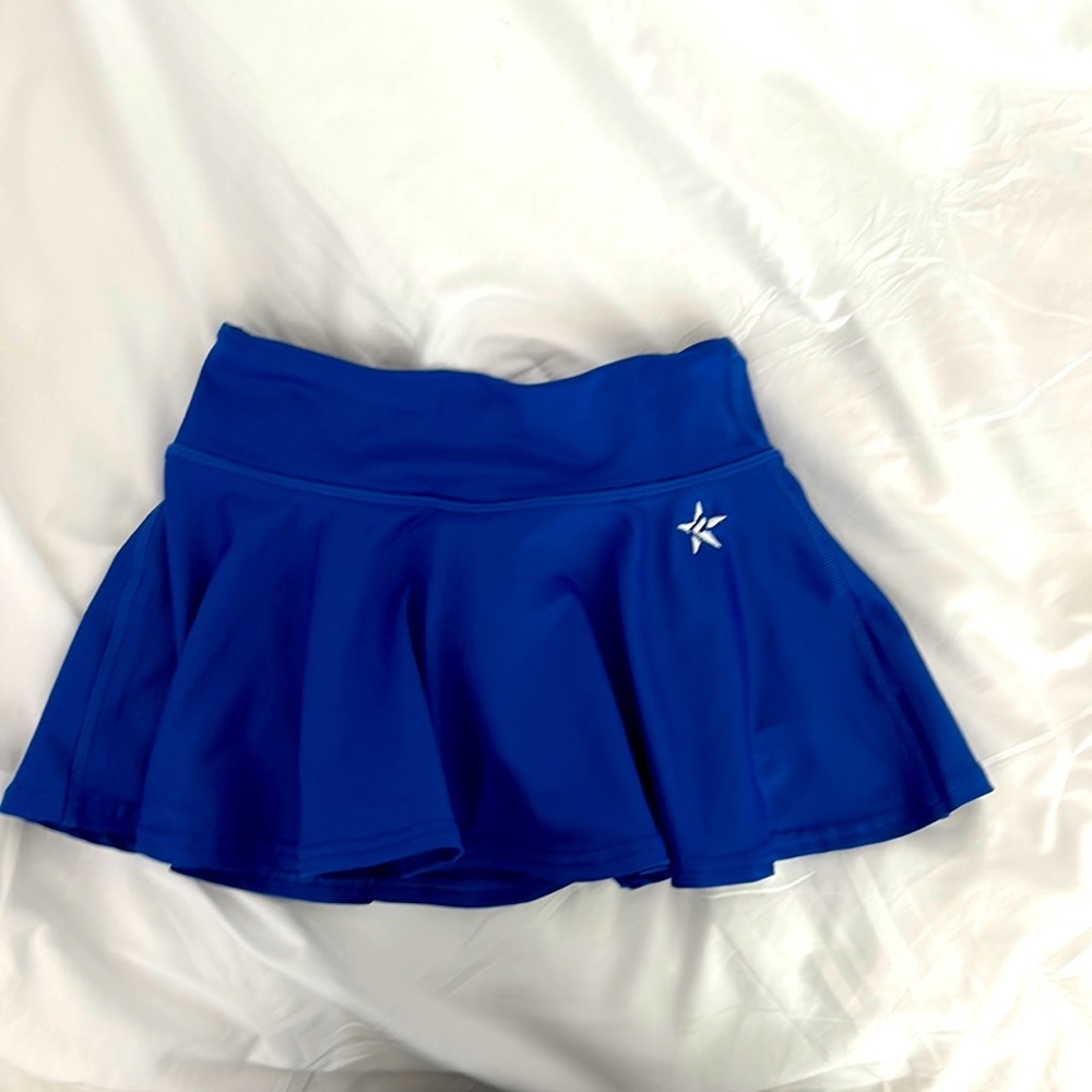Rebel Athletics Legendary Flouncy Skirt in Royal Blue size-Youth Medium